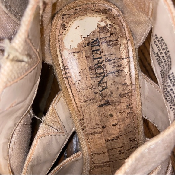 Nude summer wedges - Picture 7 of 8